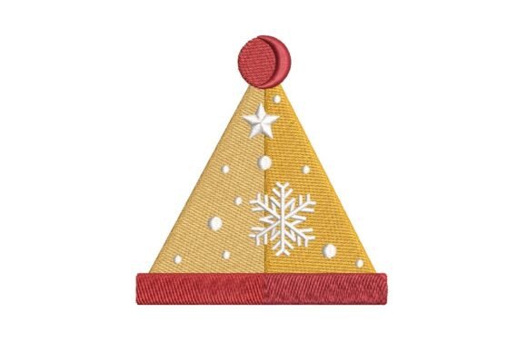 Festive Christmas Hat Embroidery Design