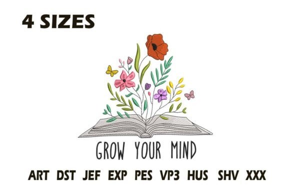Grow Your Mind Embroidery