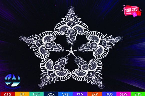 Ornament Embroidery Design